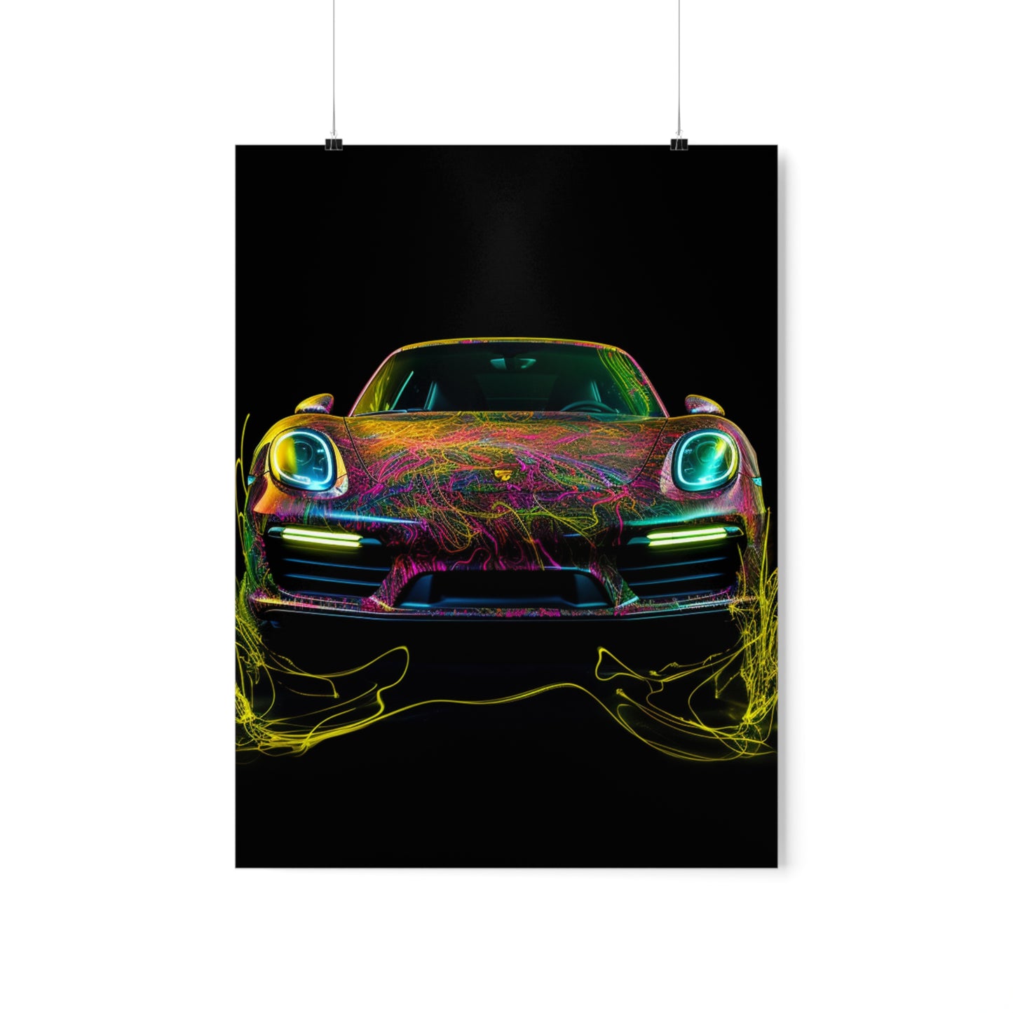 Premium Matte Vertical Posters Porsche Flair 2