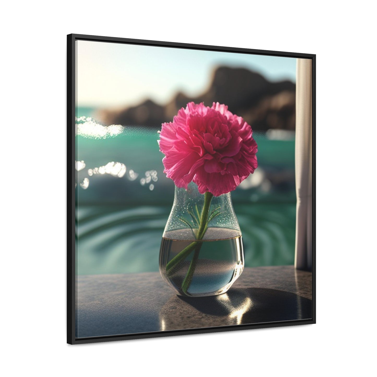 Gallery Canvas Wraps, Square Frame Carnation 4