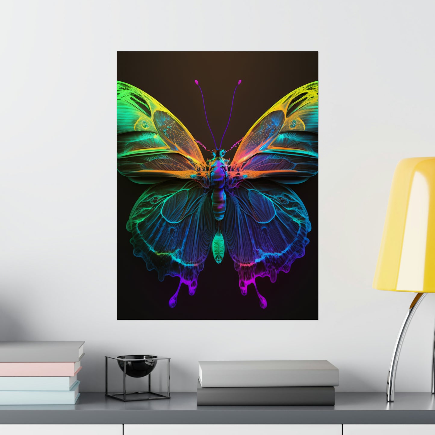 Premium Matte Vertical Posters Raw Hyper Color Butterfly 3