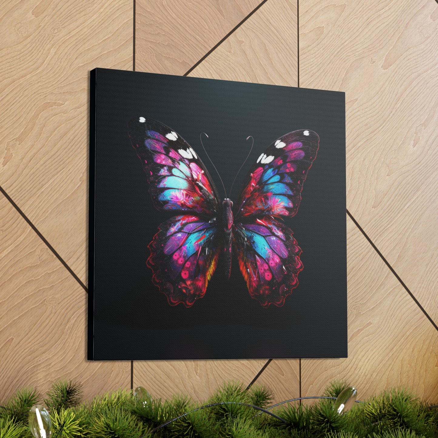 Canvas Gallery Wraps Hyper Butterfly Real