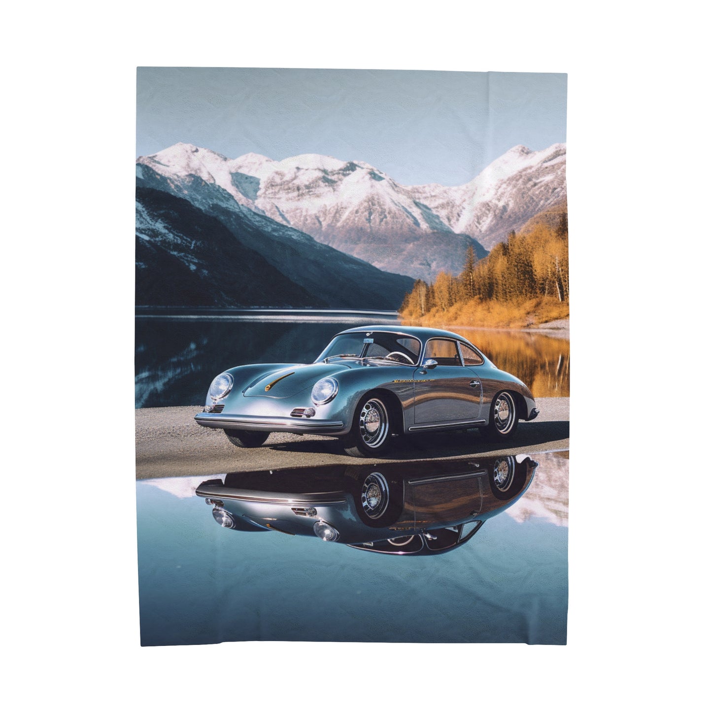 Velveteen Plush Blanket Porsche Lake 1