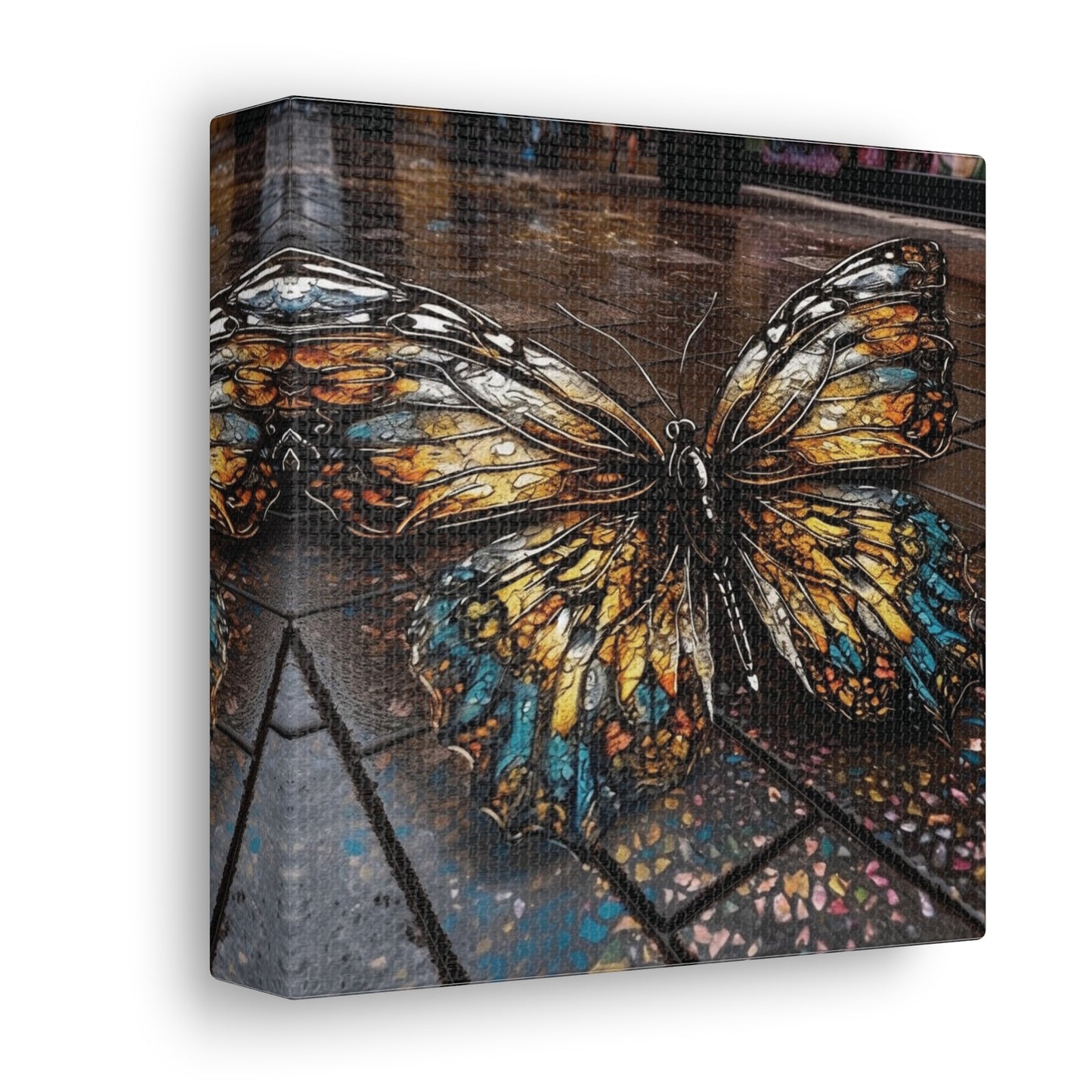 Canvas Gallery Wraps Water Butterfly Street 1