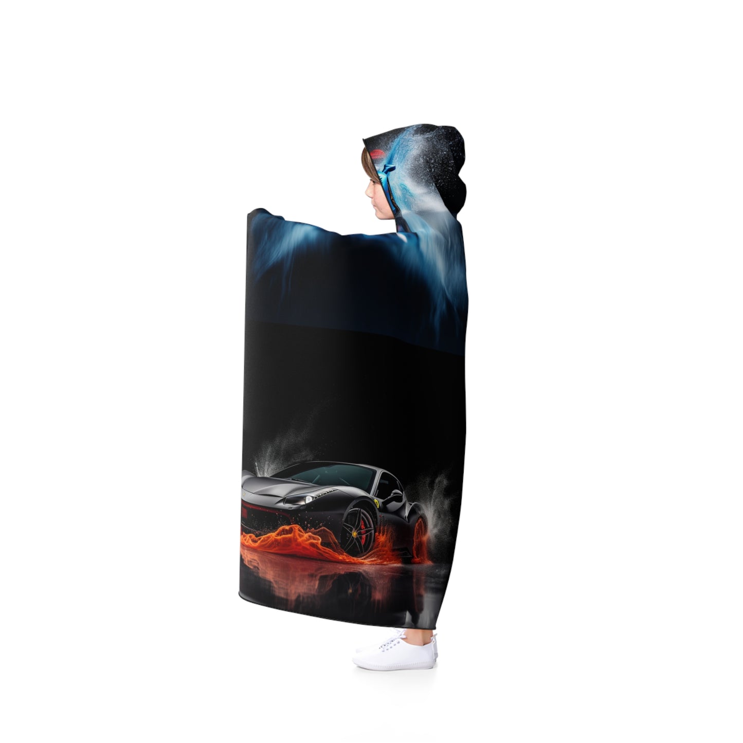 Hooded Blanket Ferrari Water Splash 5