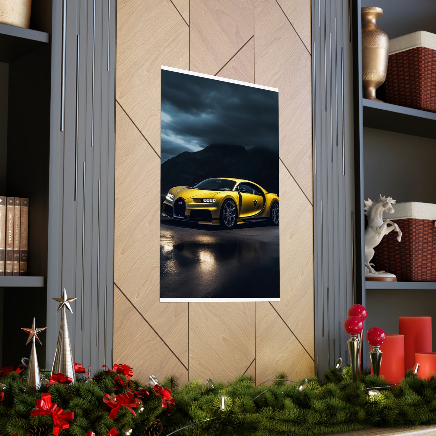 Premium Matte Vertical Posters Bugatti Real Look 4