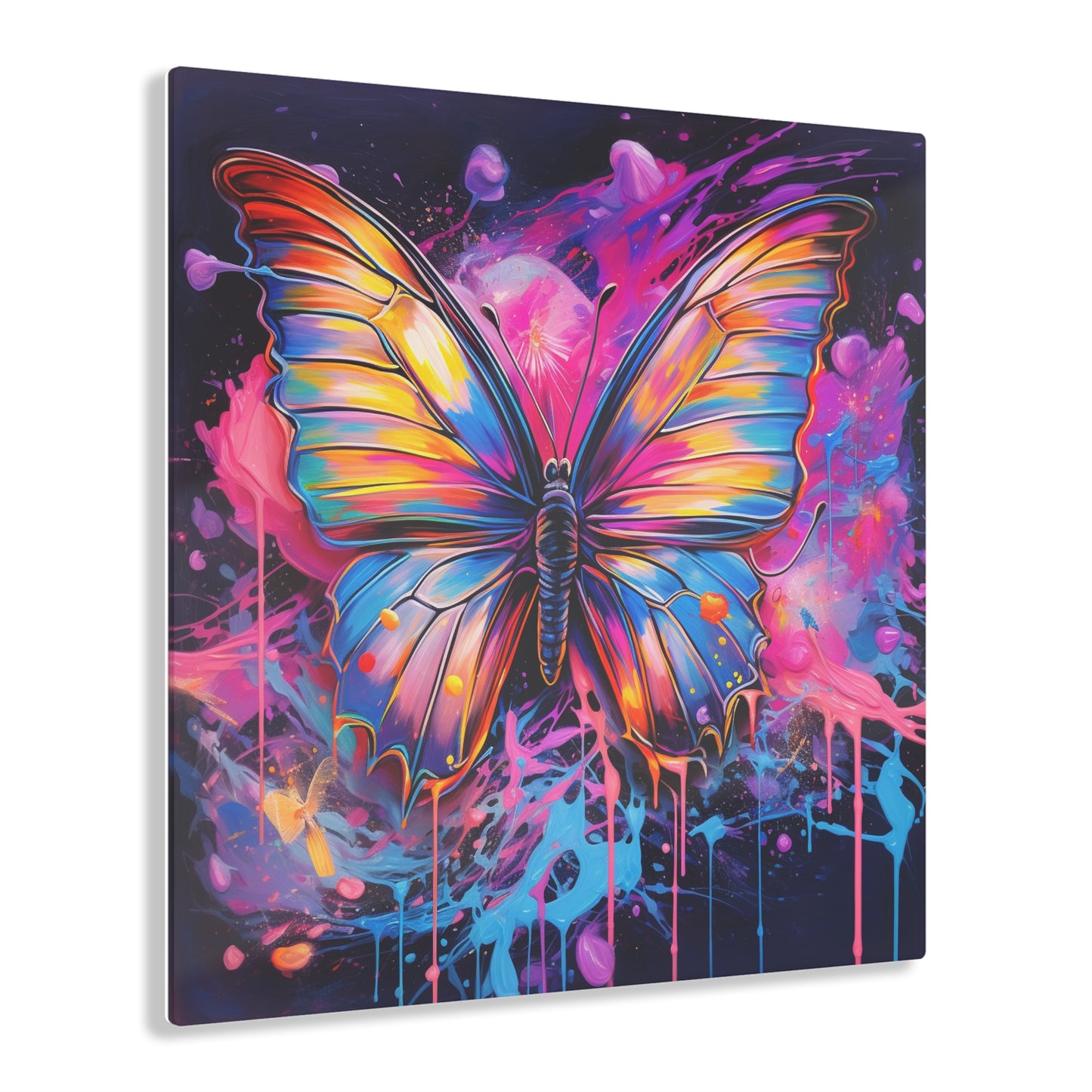 Acrylic Prints Pink Butterfly Flair 3