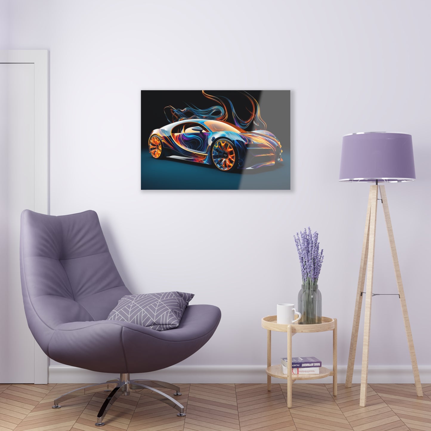 Acrylic Prints Bugatti Abstract Flair 2