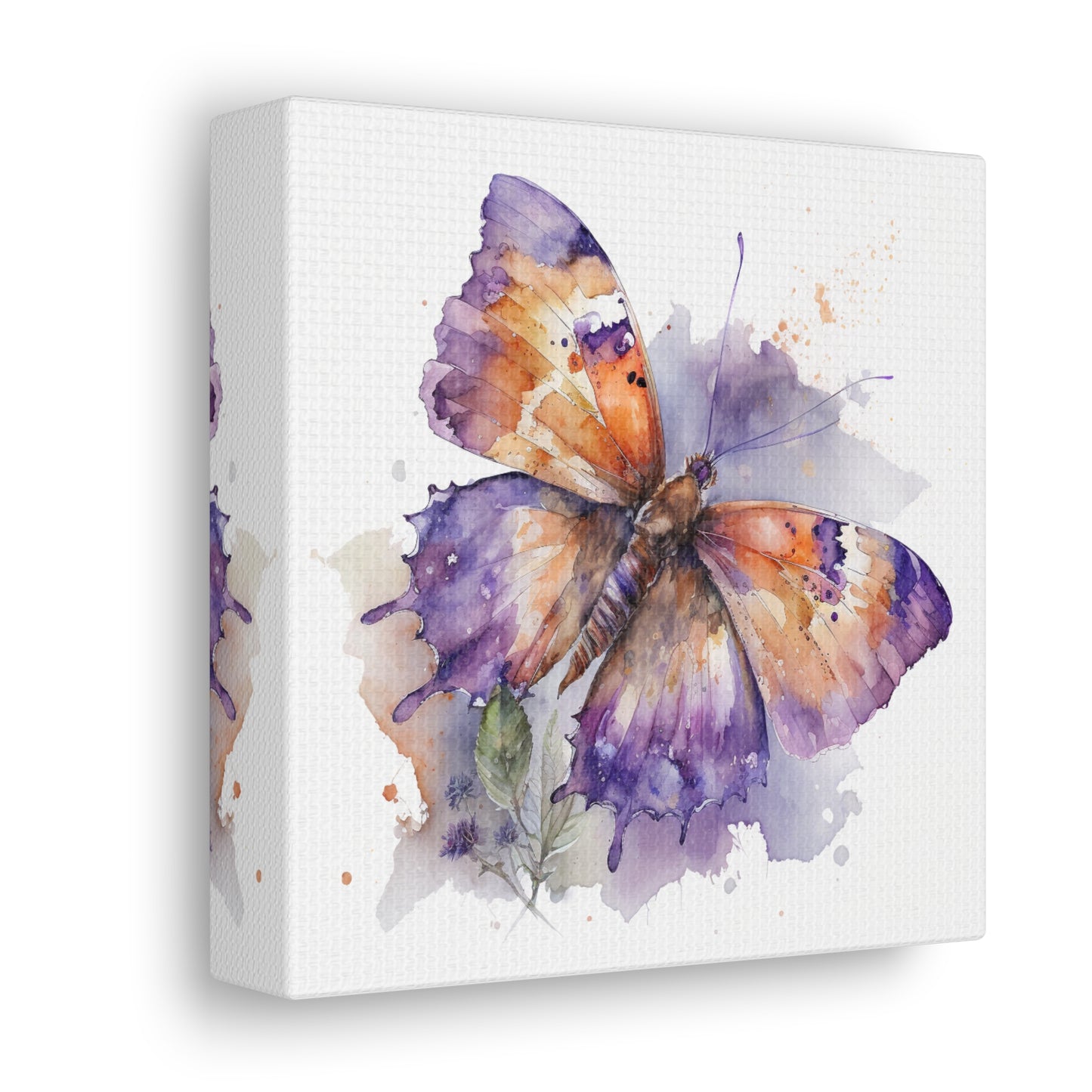 Canvas Gallery Wraps MerlinRose Watercolor Butterfly 1