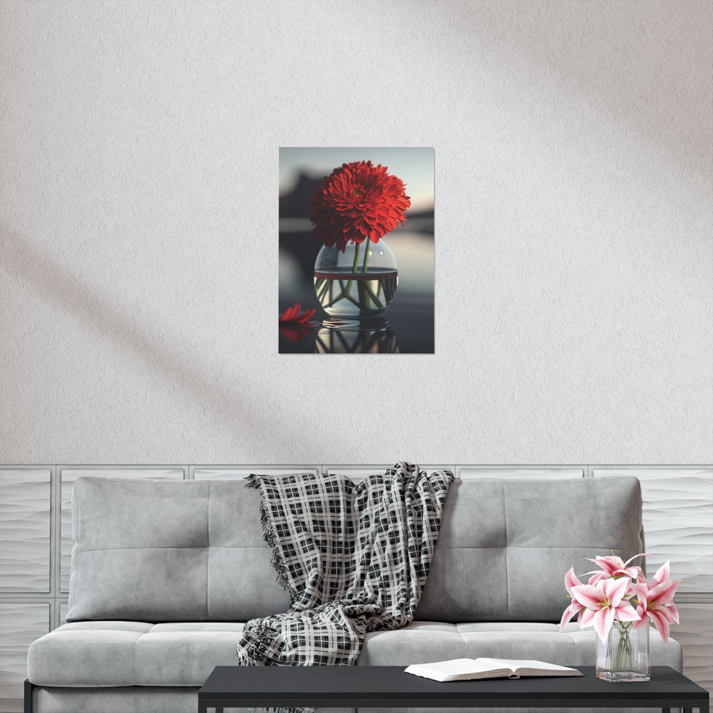 Premium Matte Vertical Posters Chrysanthemum 2