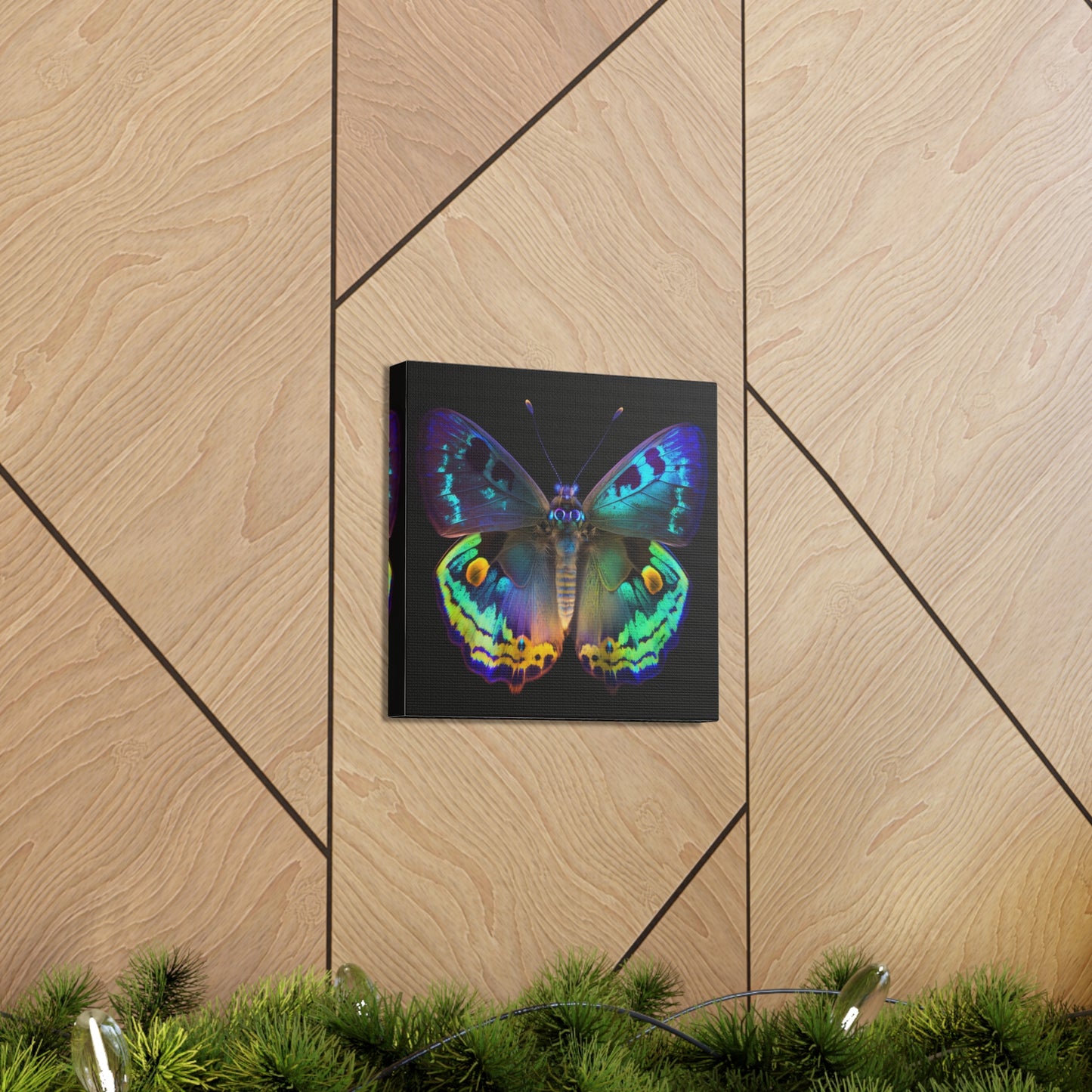 Canvas Gallery Wraps Neon Hue Butterfly 4