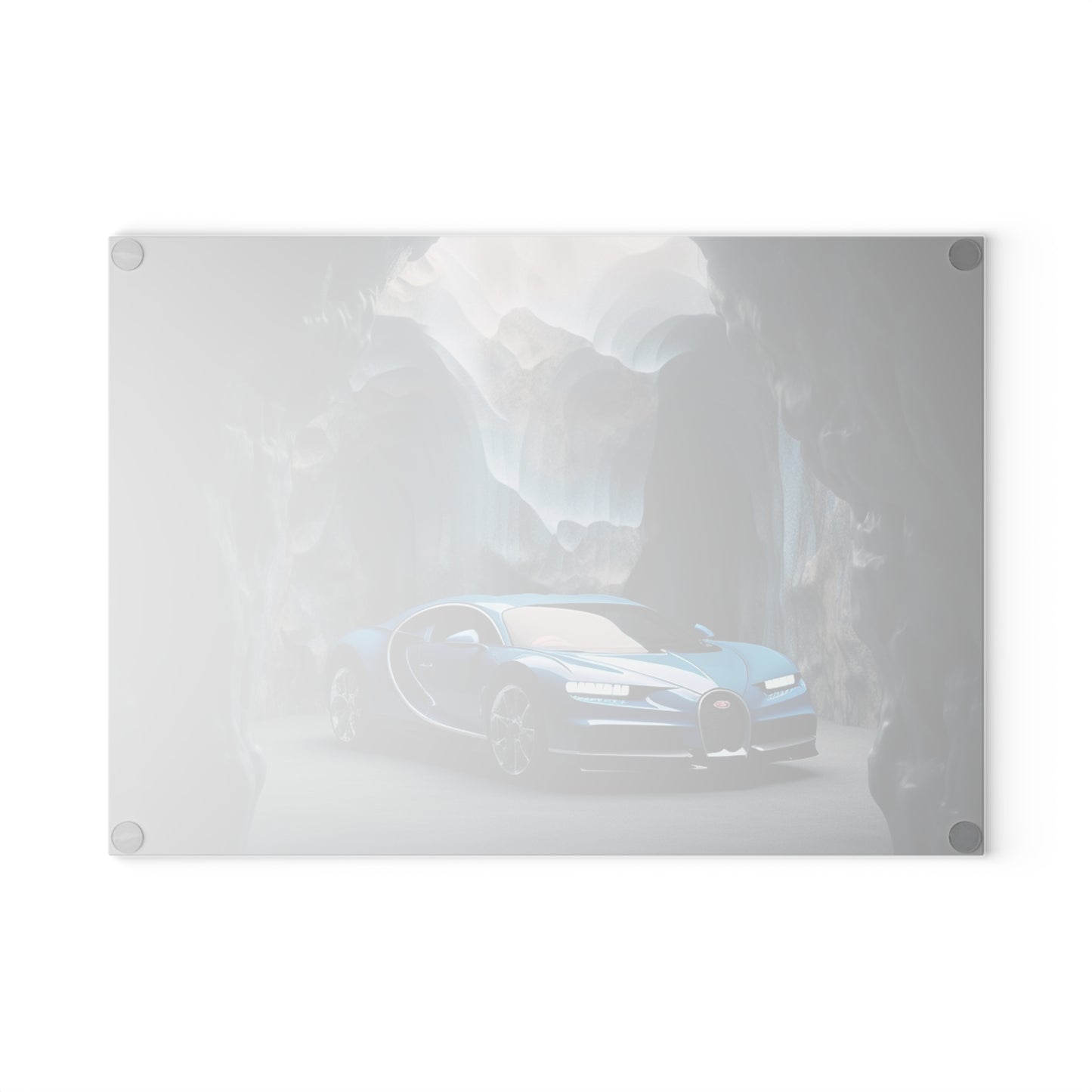 Glass Cutting Board Bugatti Real Look 2