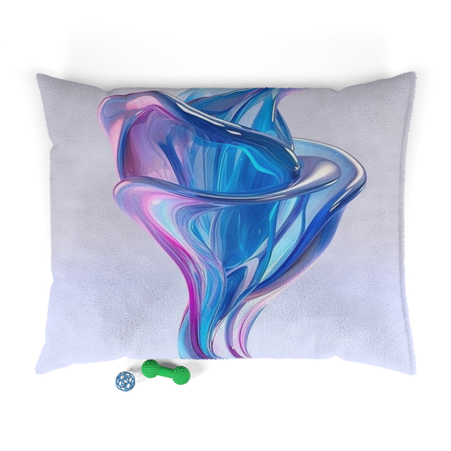 Pet Bed Pink & Blue Tulip Rose 2