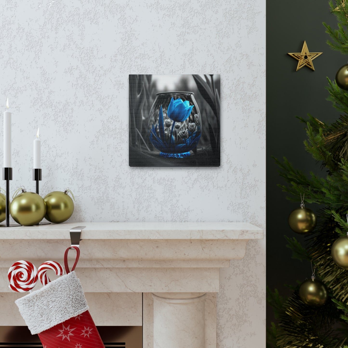 Canvas Gallery Wraps Tulip Blue 4
