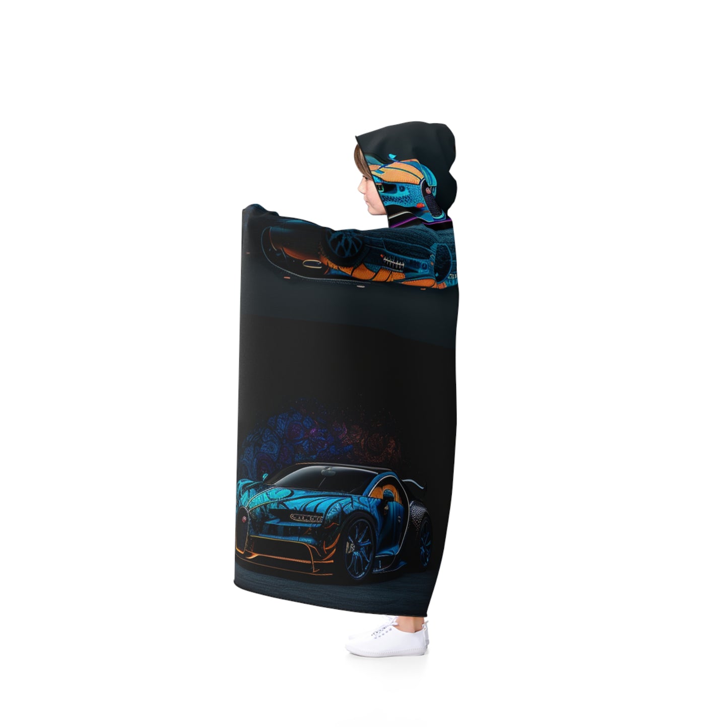 Hooded Blanket Bugatti Blue 5