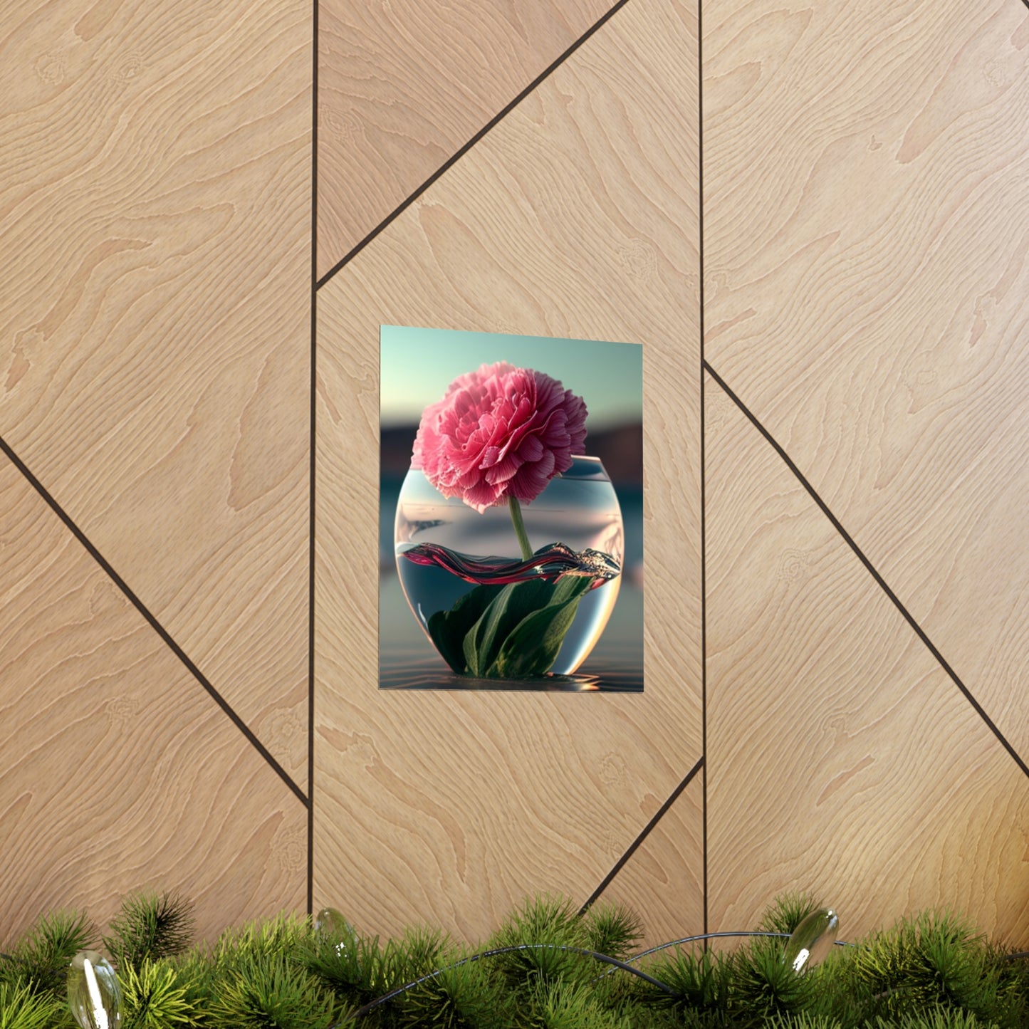 Premium Matte Vertical Posters Carnation 2
