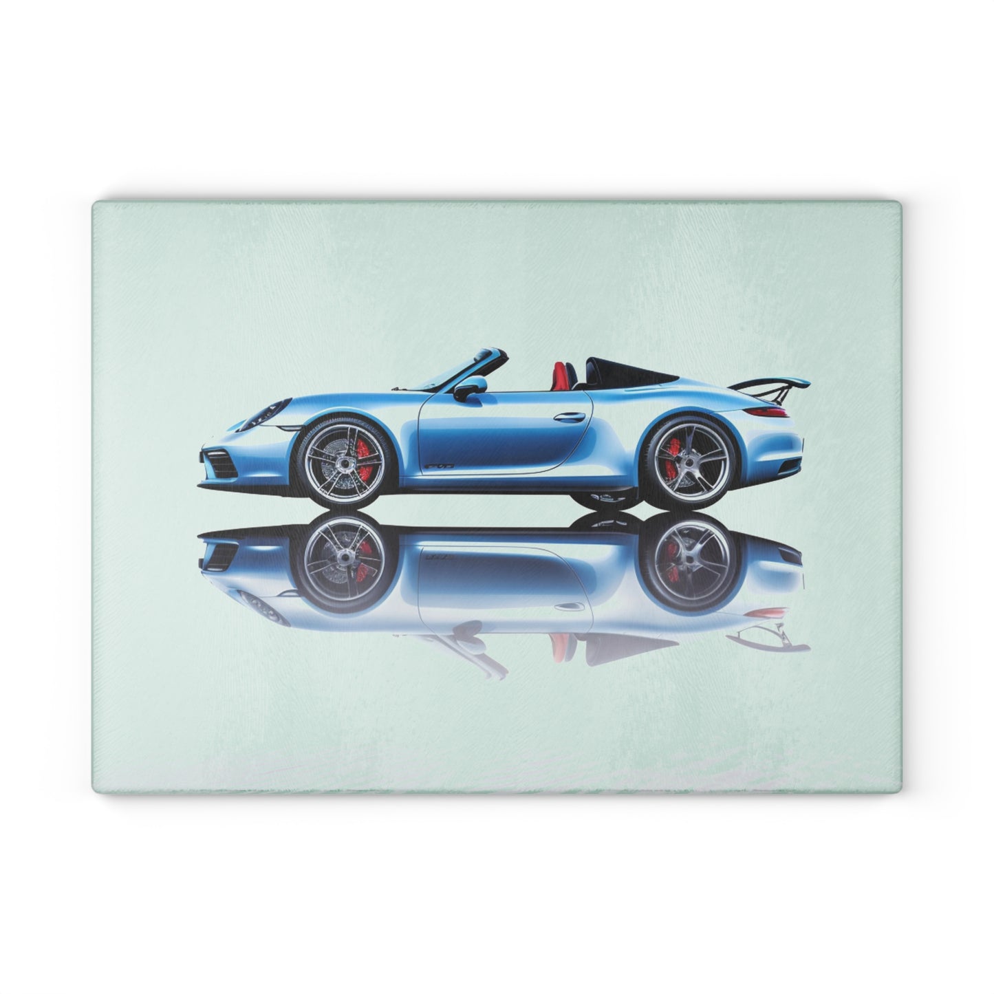 Glass Cutting Board 911 Speedster on water 4