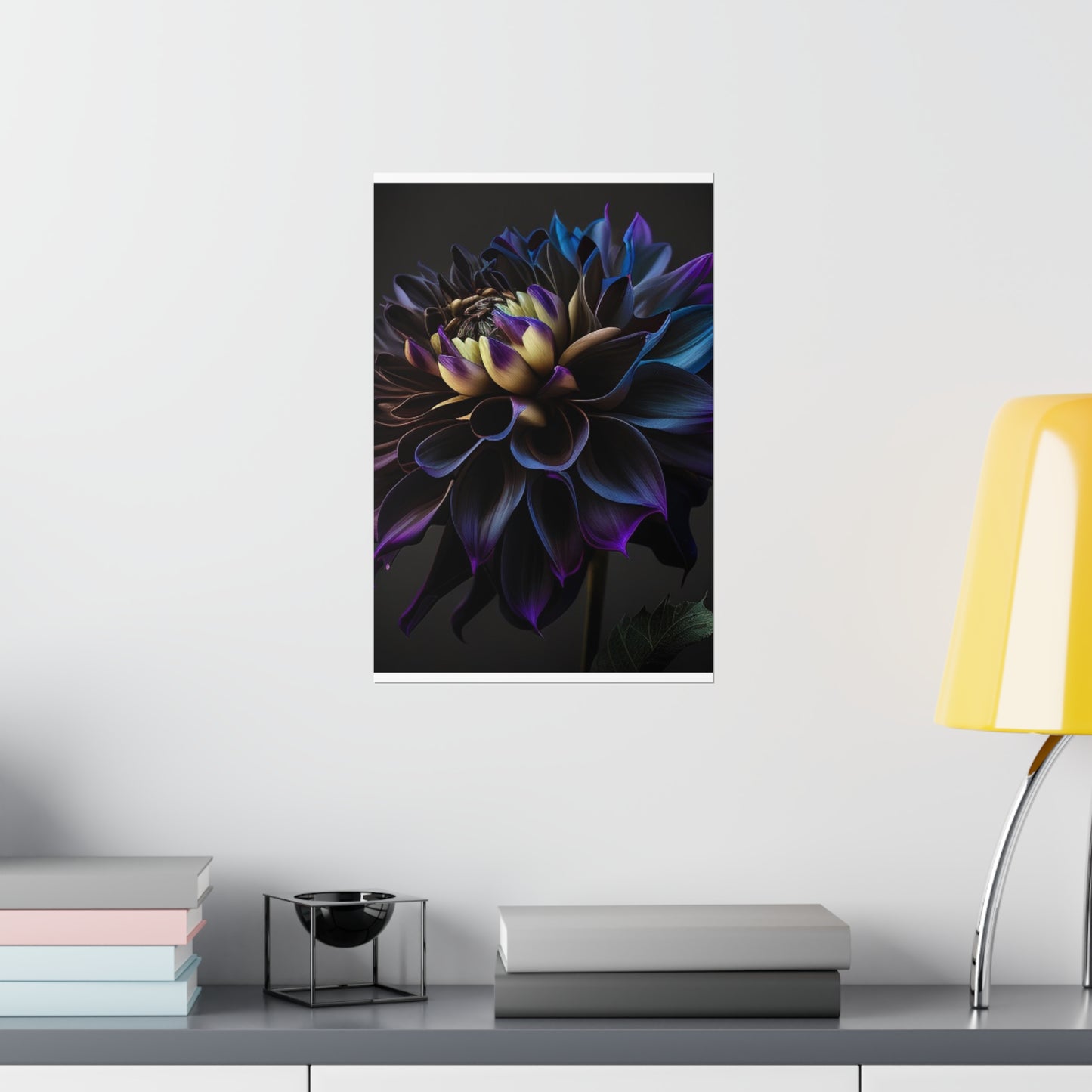 Premium Matte Vertical Posters Dahlia Purple 1