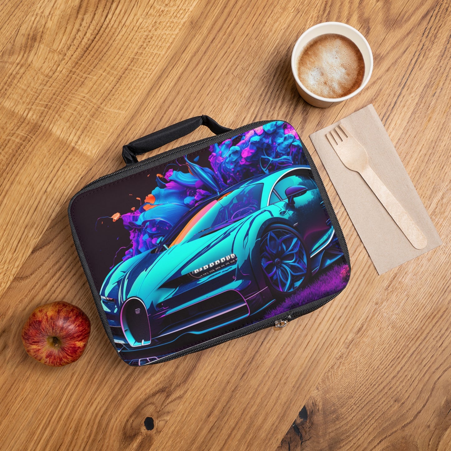 Lunch Bag Bugatti Neon Chiron 3