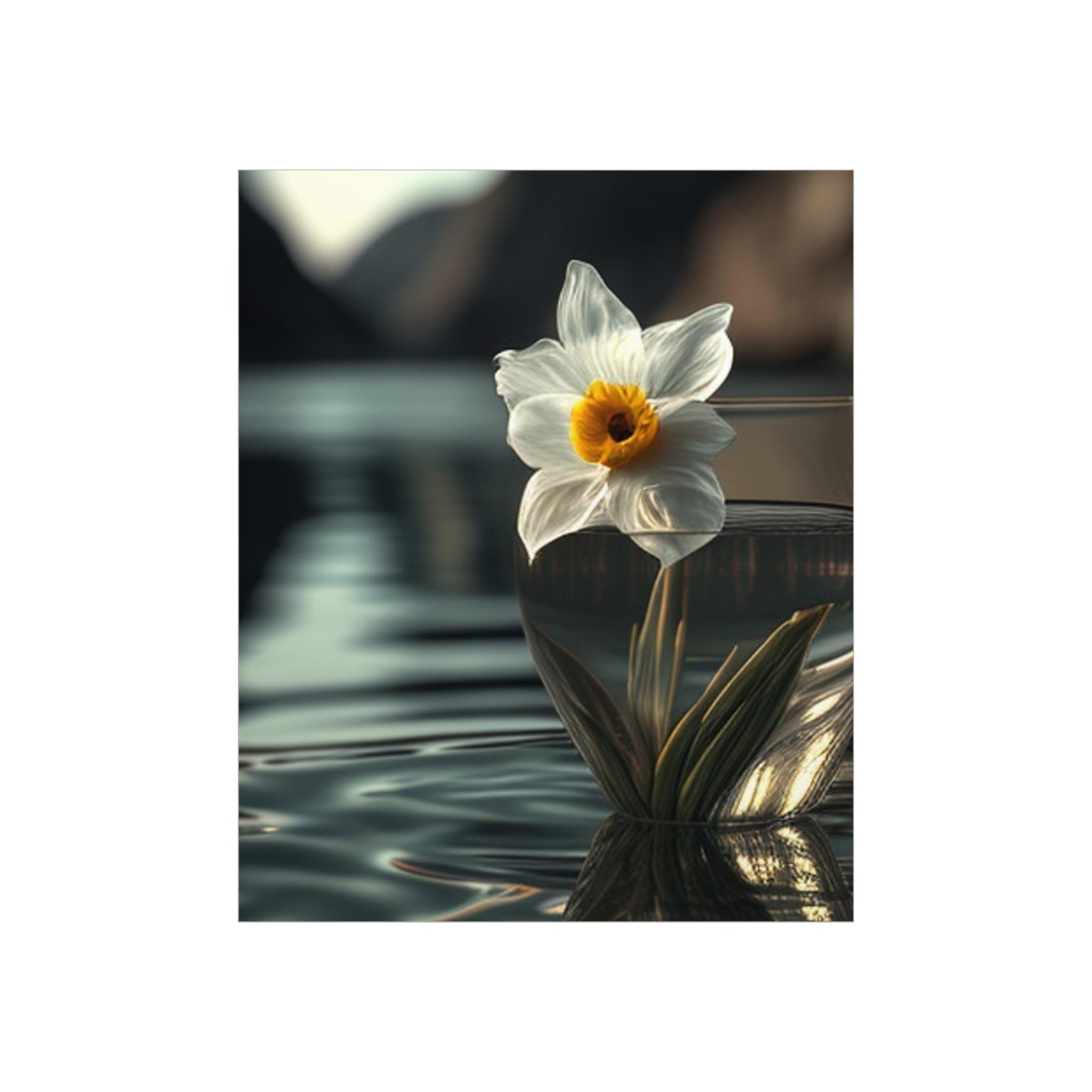 Premium Matte Vertical Posters Daffodil 2