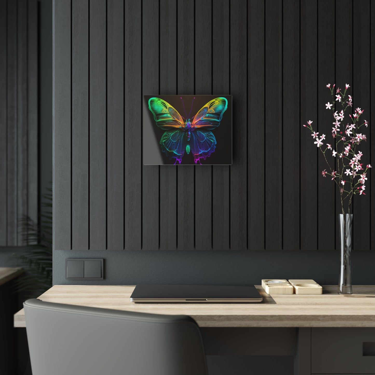 Acrylic Prints Raw Hyper Color Butterfly 3