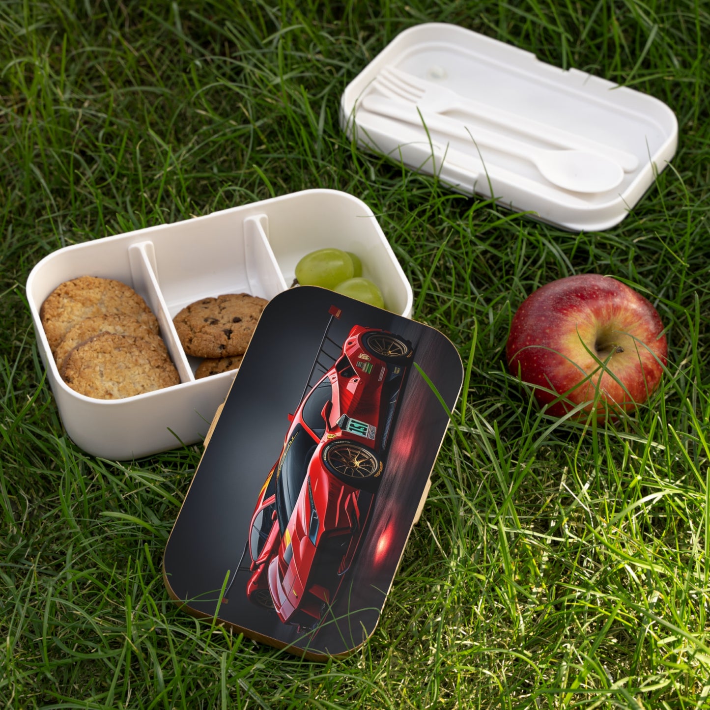 Bento Lunch Box Ferrari Red 2