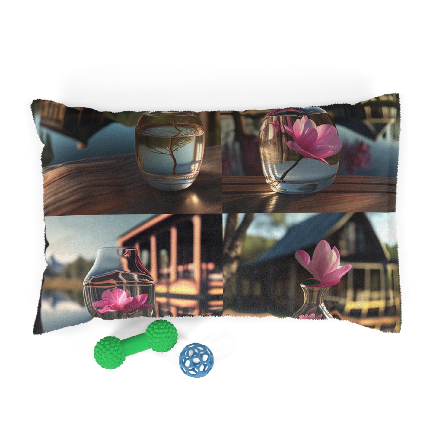 Pet Bed Magnolia in a Glass vase 5