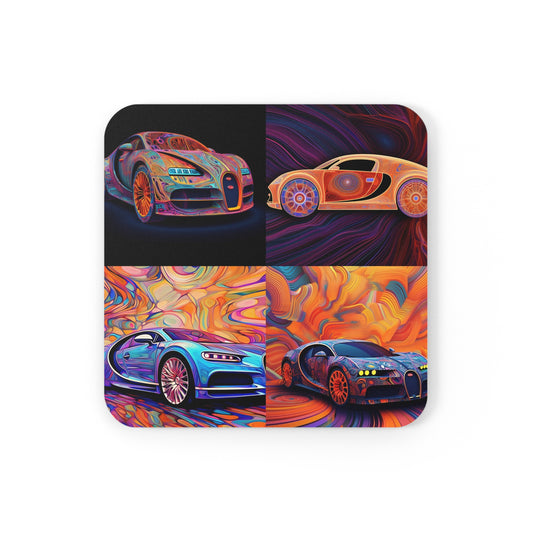 Corkwood Coaster Set Bugatti Abstract Concept 5