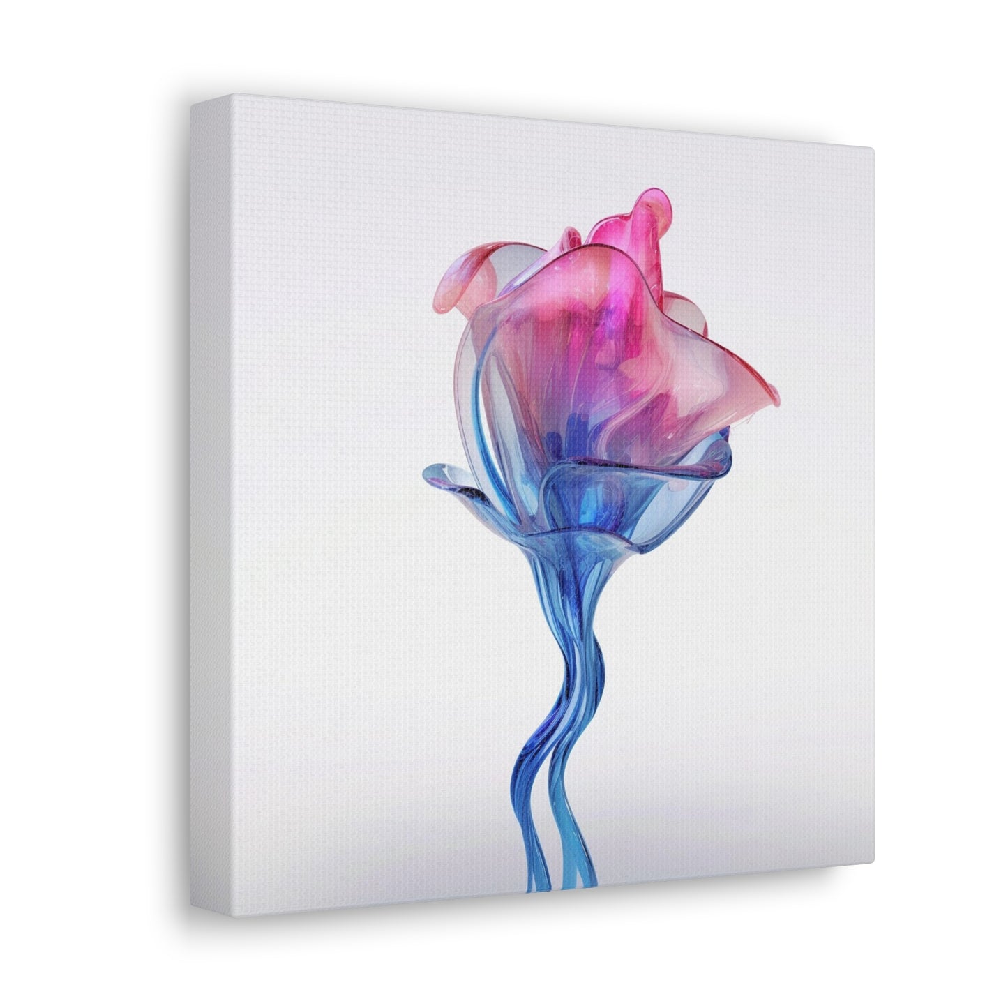 Canvas Gallery Wraps Pink & Blue Tulip Rose 4