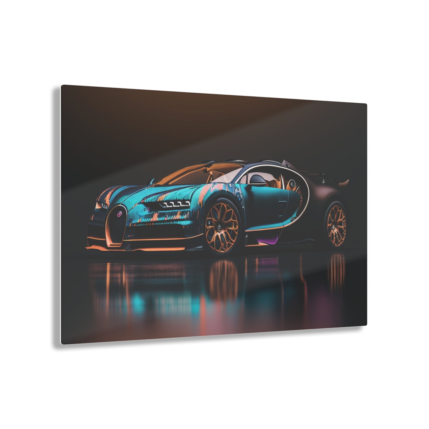 Acrylic Prints Bugatti Blue 2