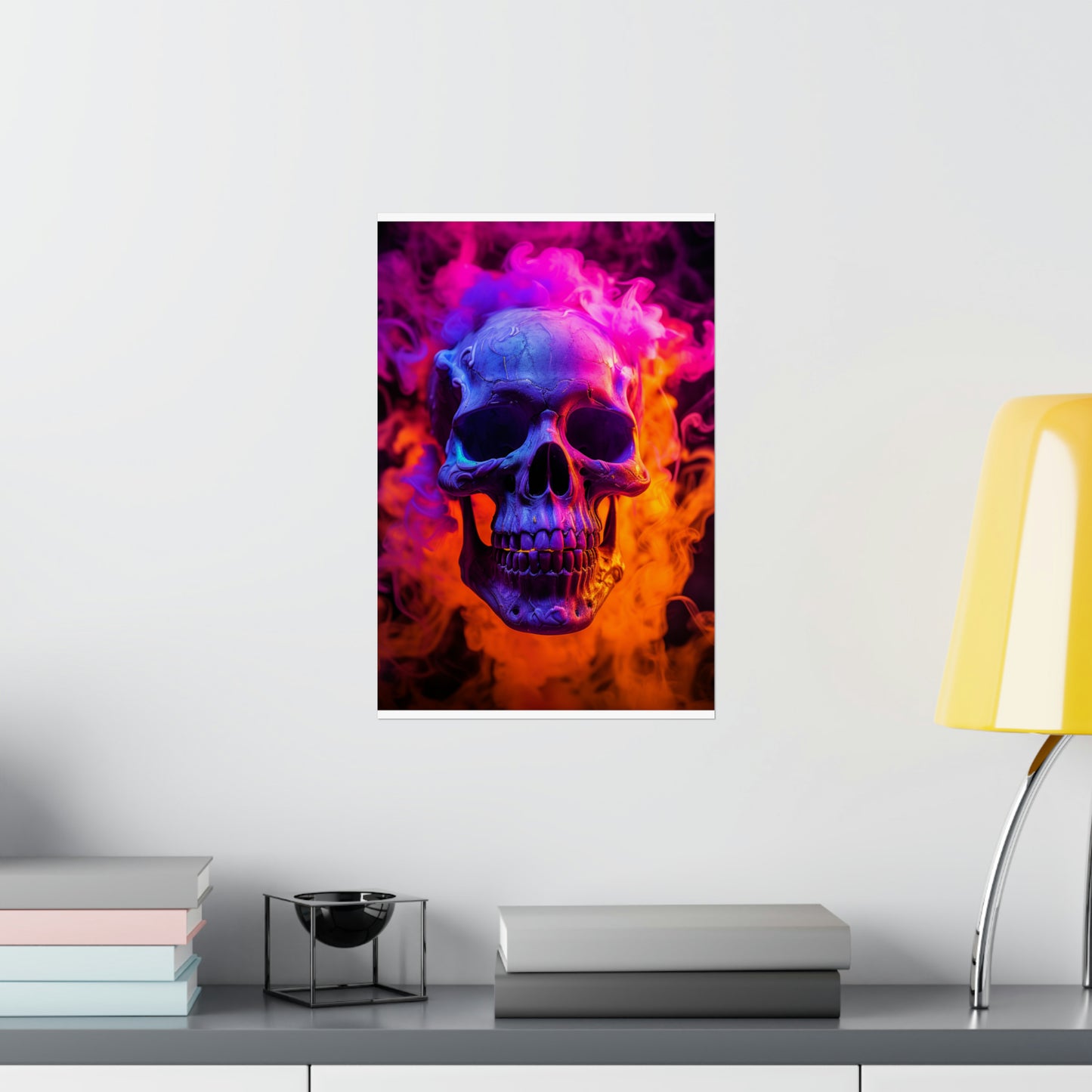 Premium Matte Vertical Posters Macro Skull 4