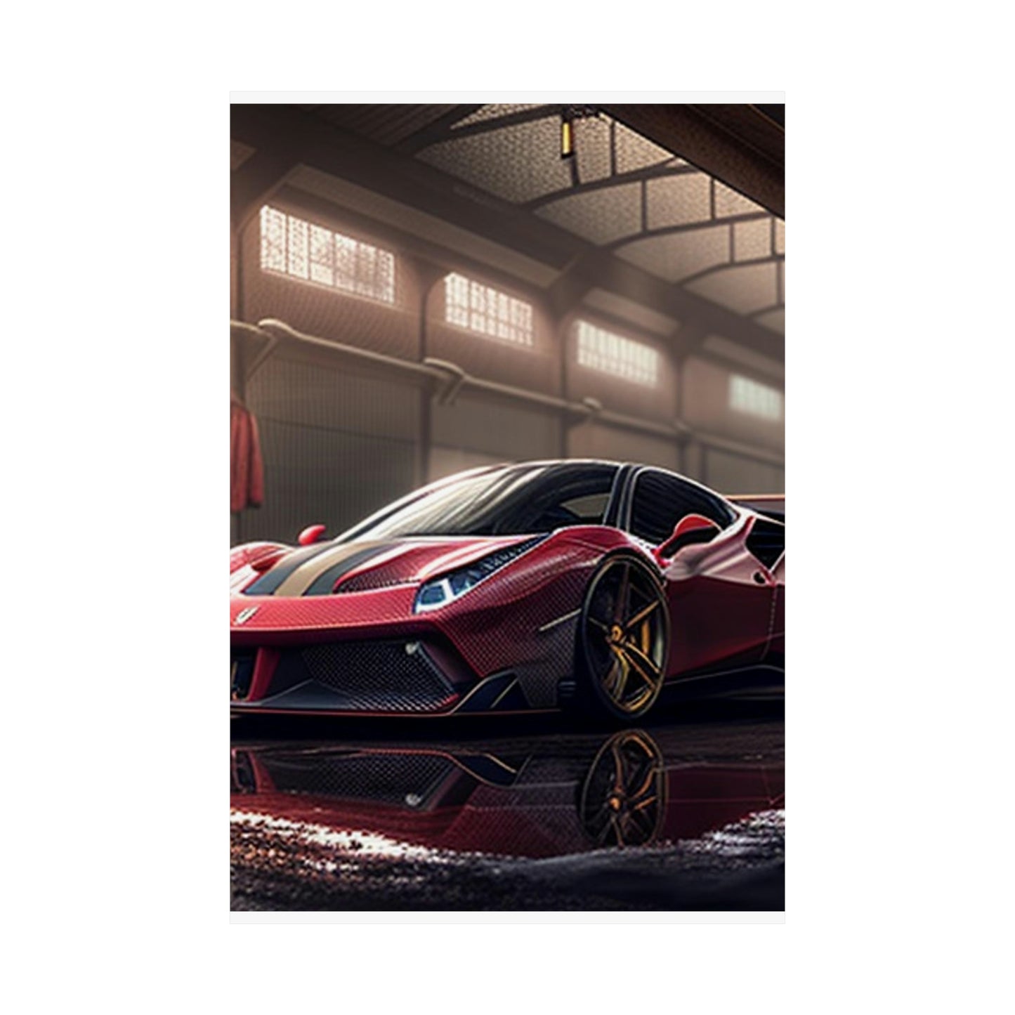 Premium Matte Vertical Posters Ferrari Hyper 4