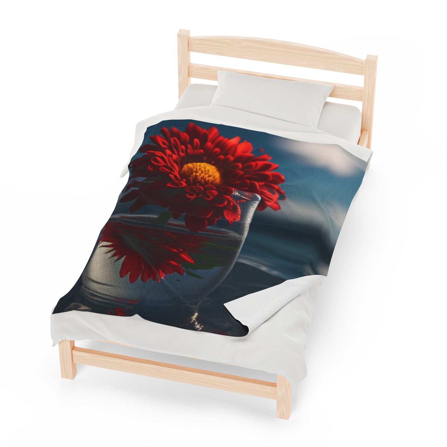 Velveteen Plush Blanket Chrysanthemum 3