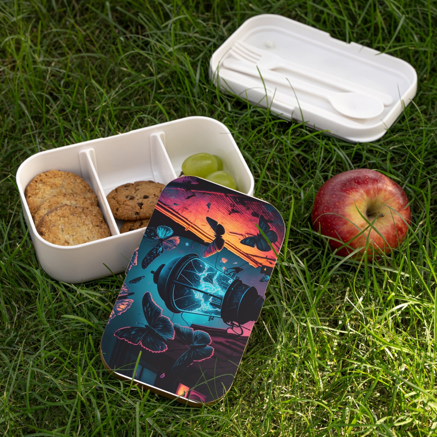 Bento Lunch Box Street Light Butterfly 2