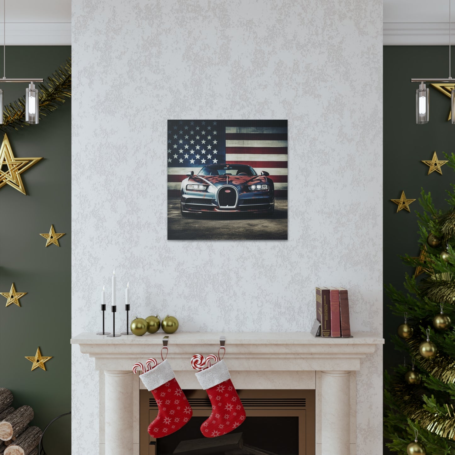 Canvas Gallery Wraps Bugatti Flag 3
