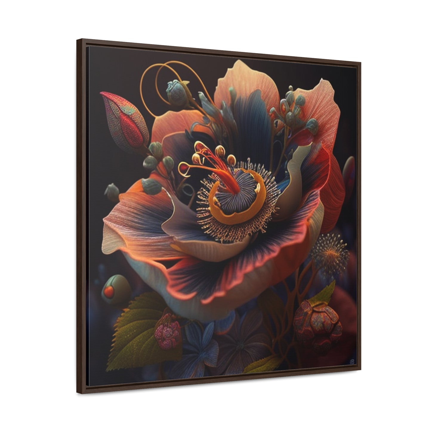 Gallery Canvas Wraps, Square Frame Flower Arangment 3