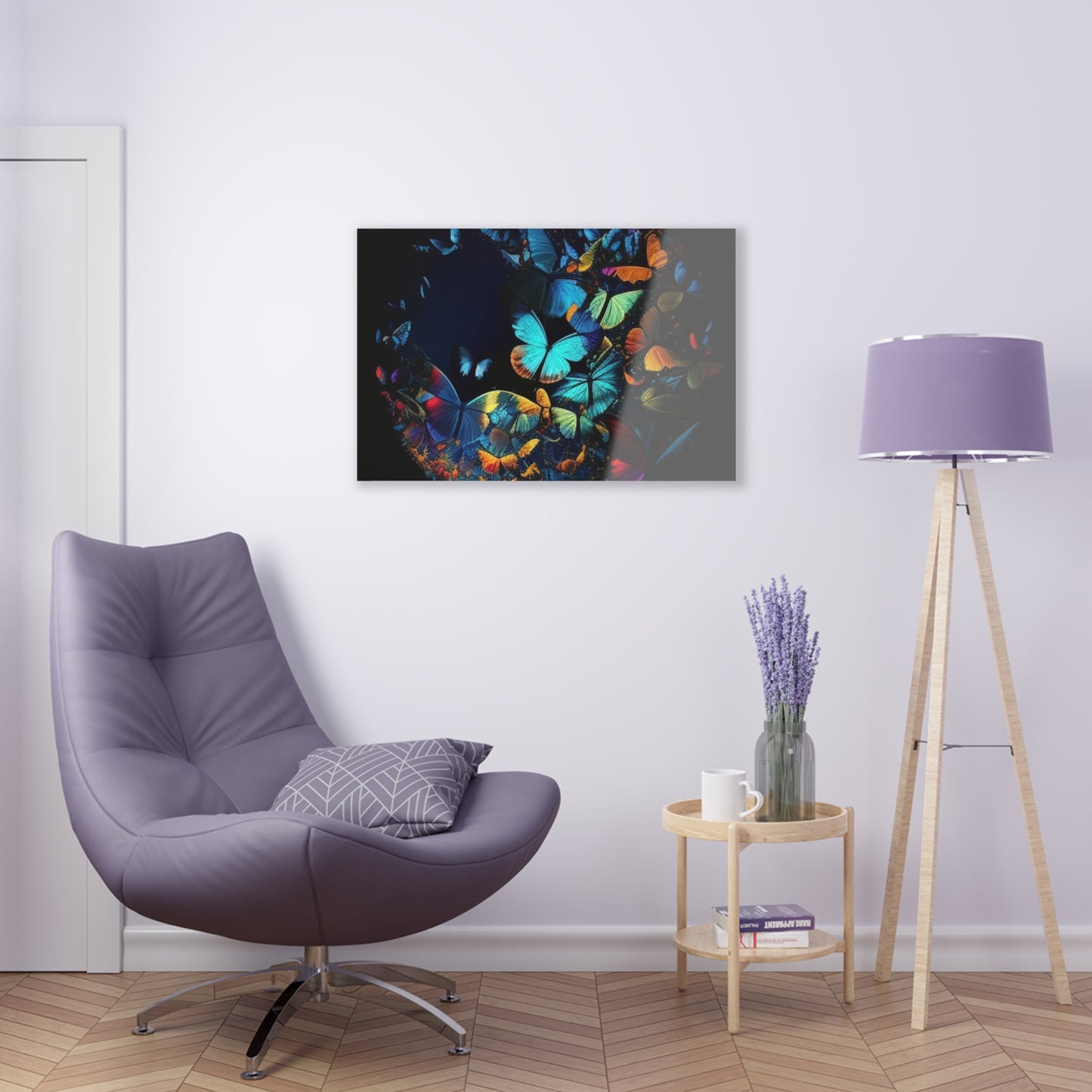 Acrylic Prints Moon Butterfly 1