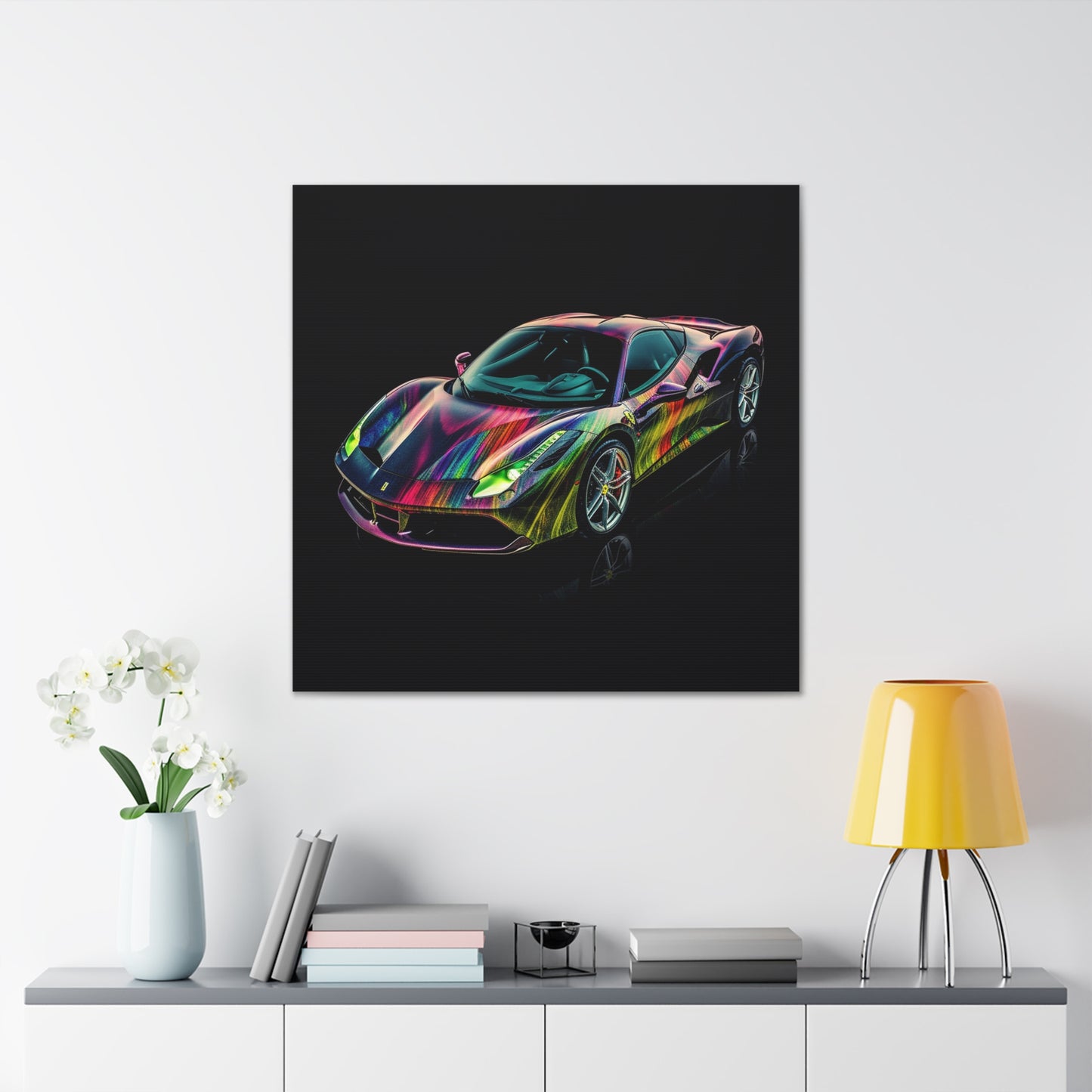 Canvas Gallery Wraps Ferrari Color 3