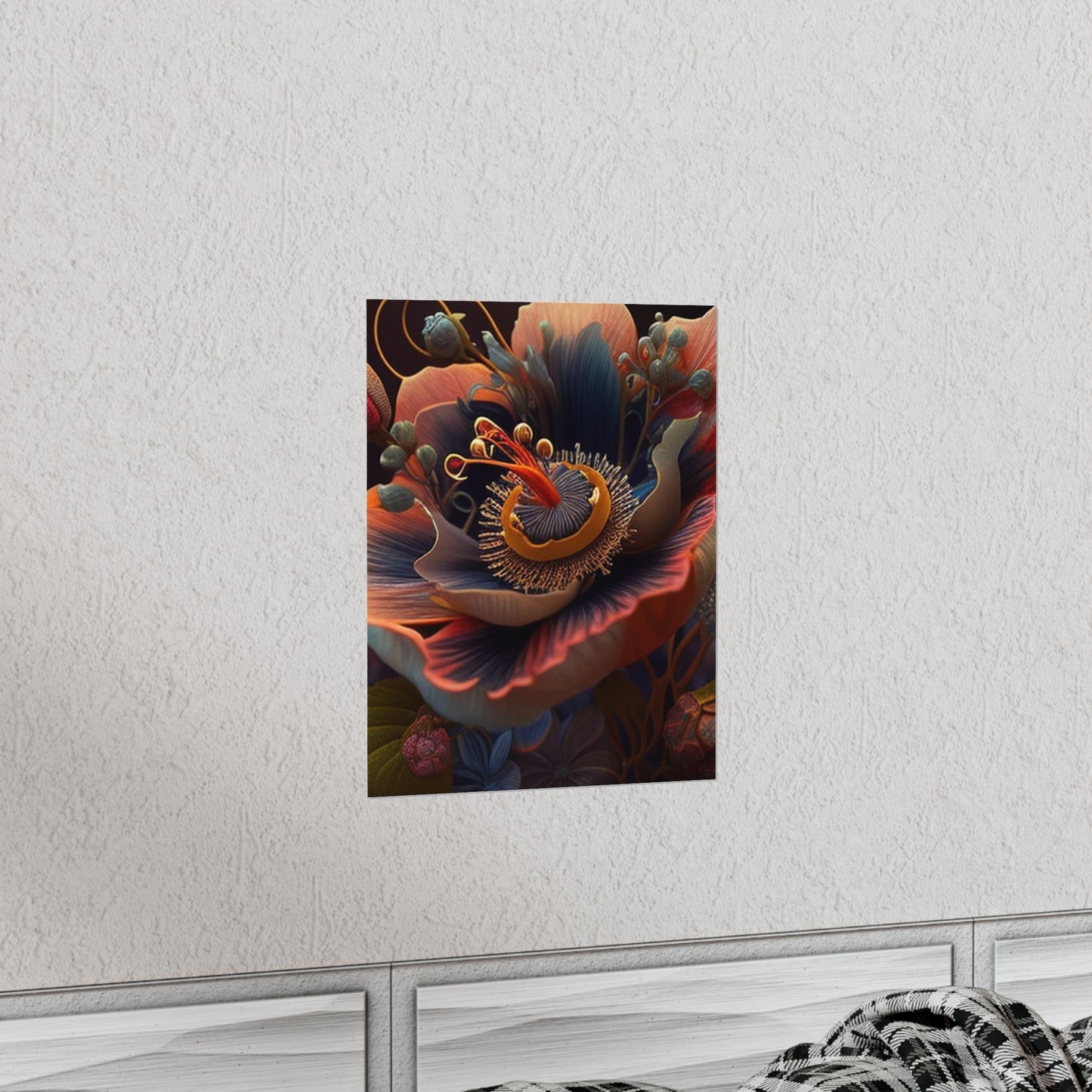 Premium Matte Vertical Posters Flower Arangment 3