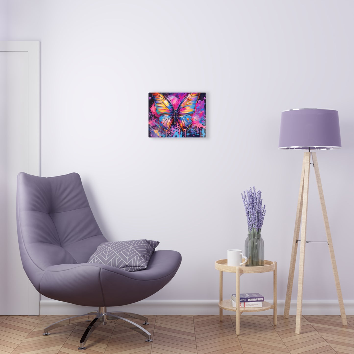 Acrylic Prints Pink Butterfly Flair 3