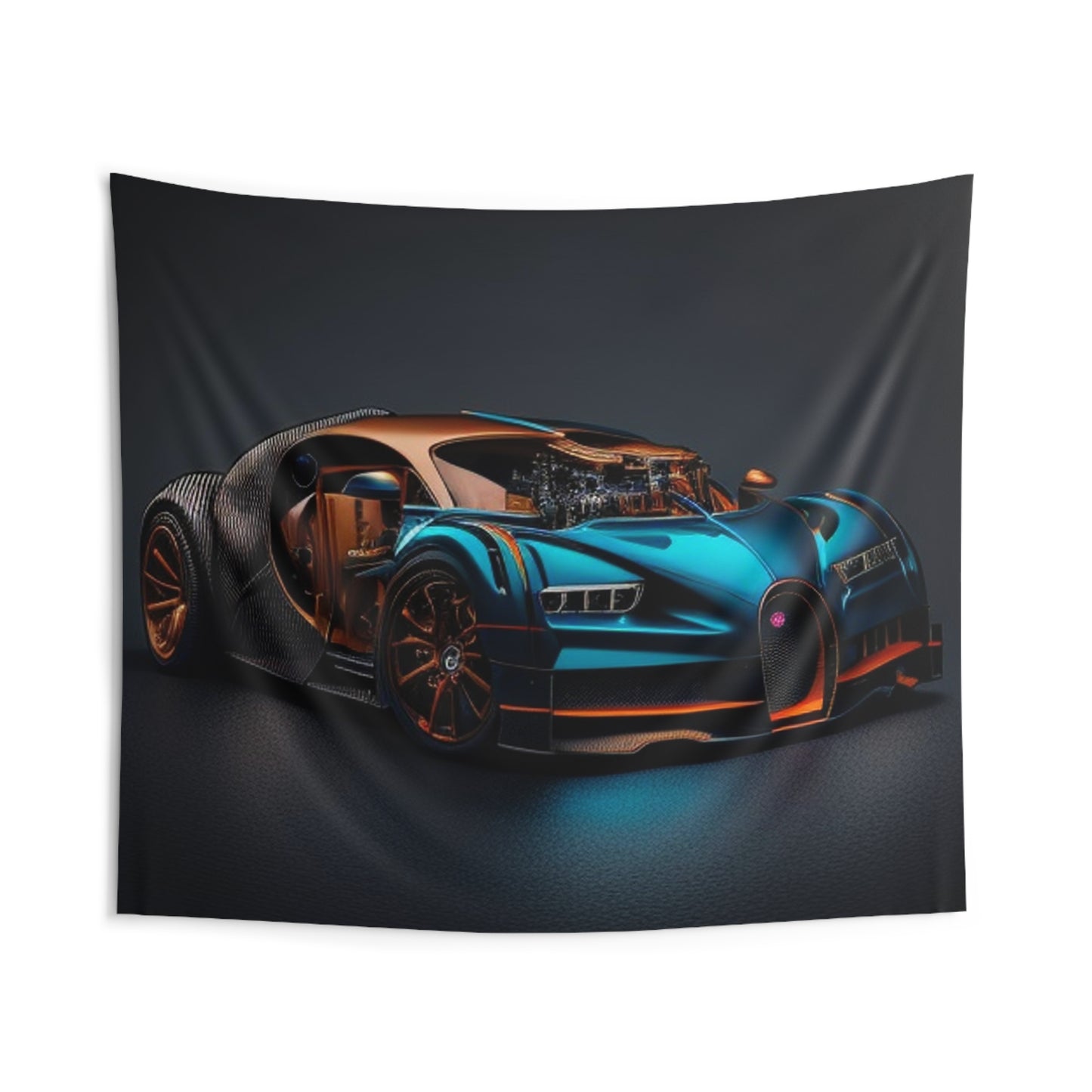 Indoor Wall Tapestries Bugatti Blue 4