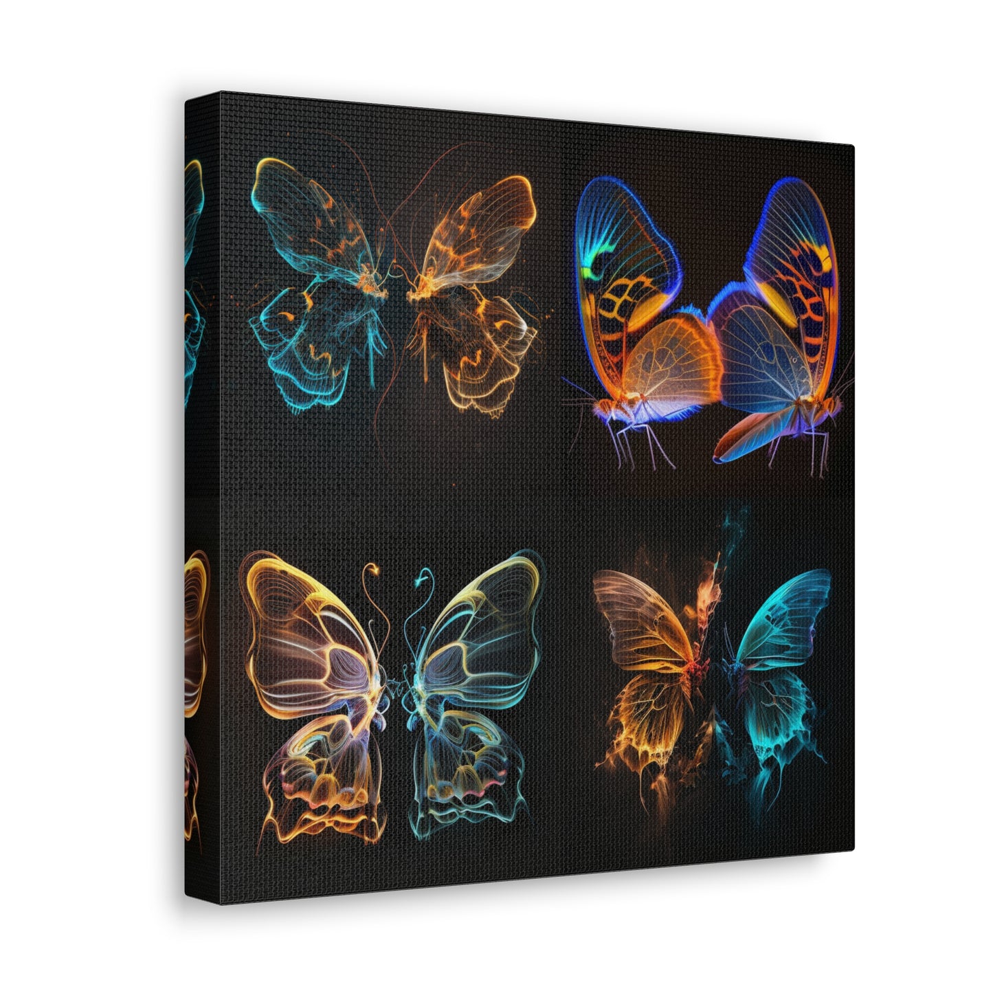 Canvas Gallery Wraps Neon Glo Butterfly 5