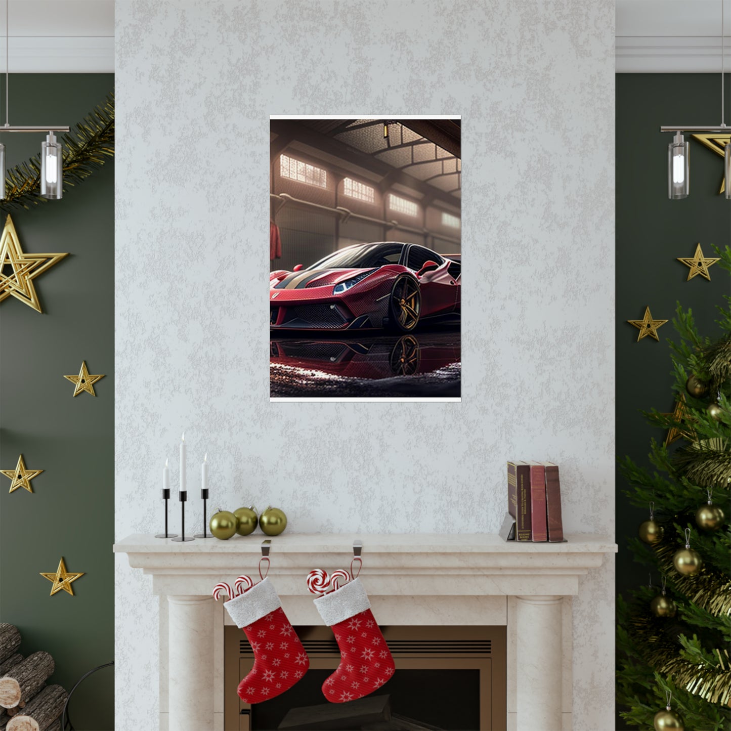 Premium Matte Vertical Posters Ferrari Hyper 4