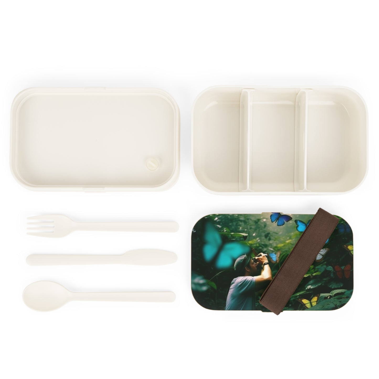 Bento Lunch Box Jungle Butterfly 1
