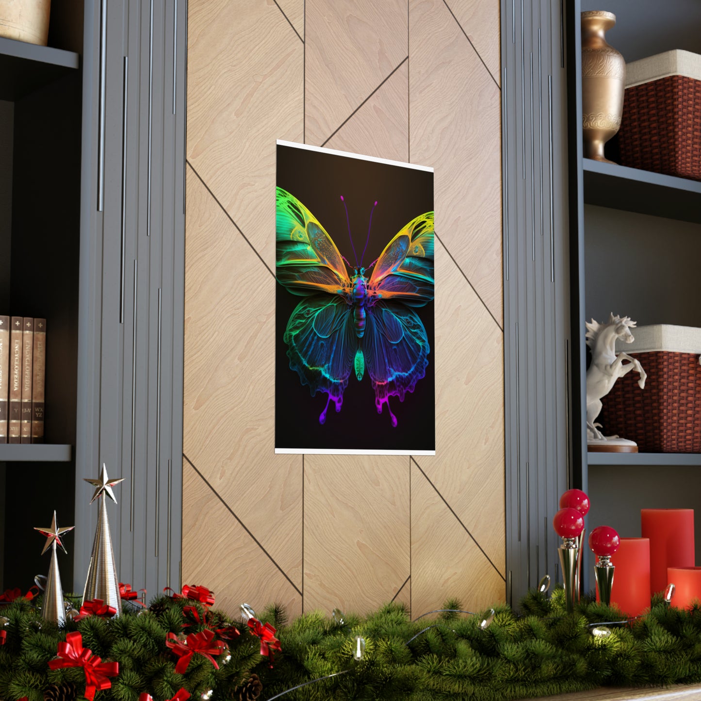 Premium Matte Vertical Posters Raw Hyper Color Butterfly 3