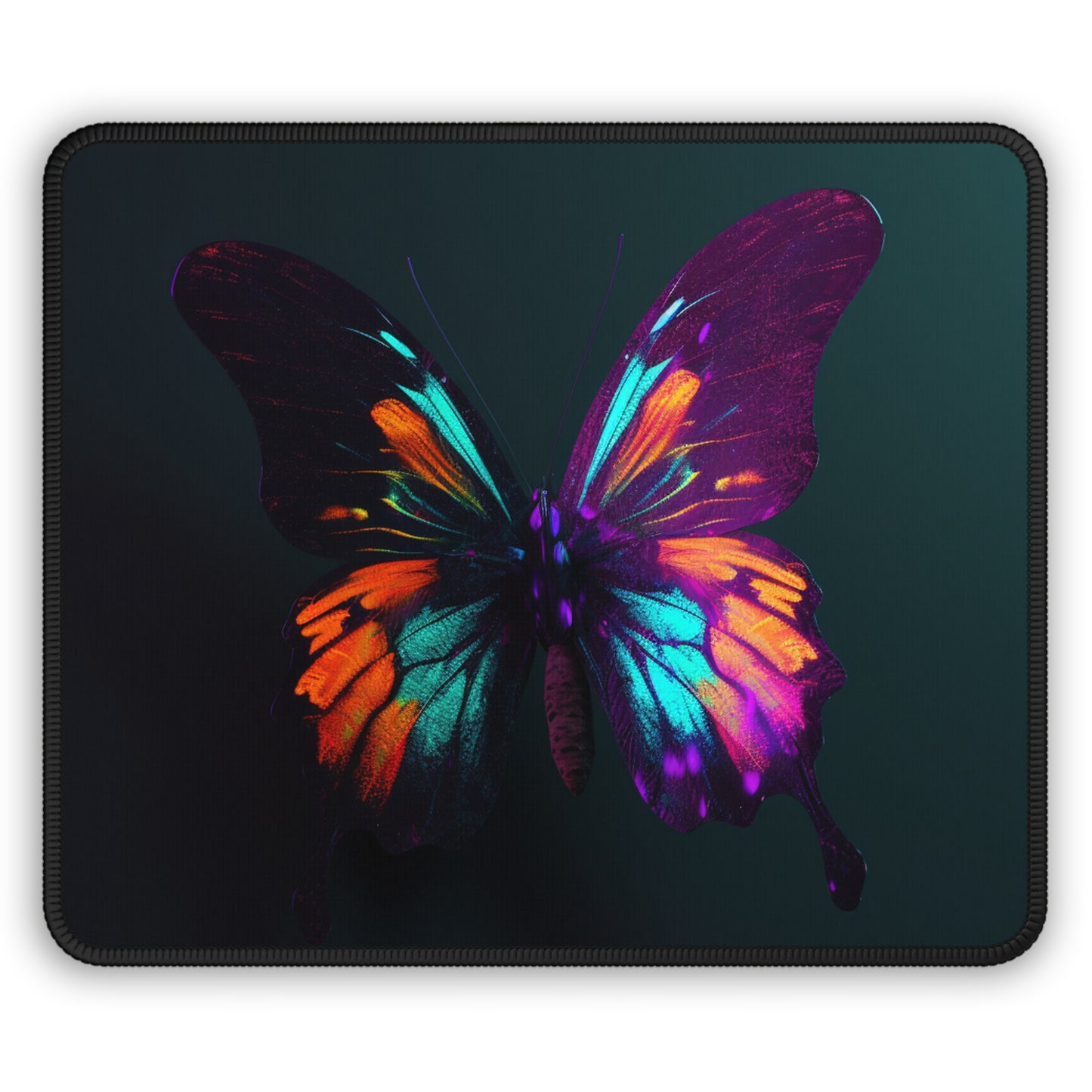 Gaming Mouse Pad  Hyper Colorful Butterfly Purple 4