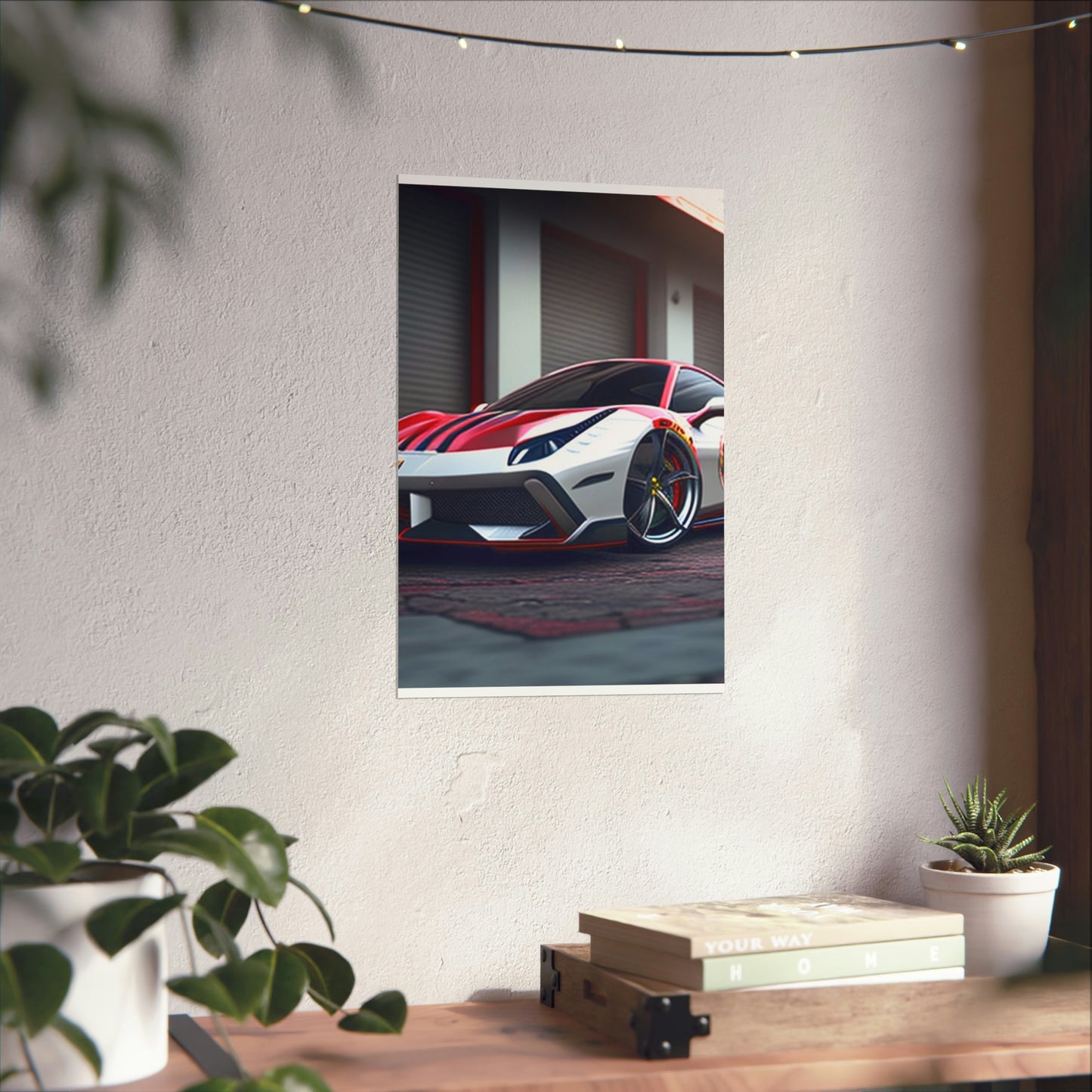 Premium Matte Vertical Posters Ferrari Hyper 3