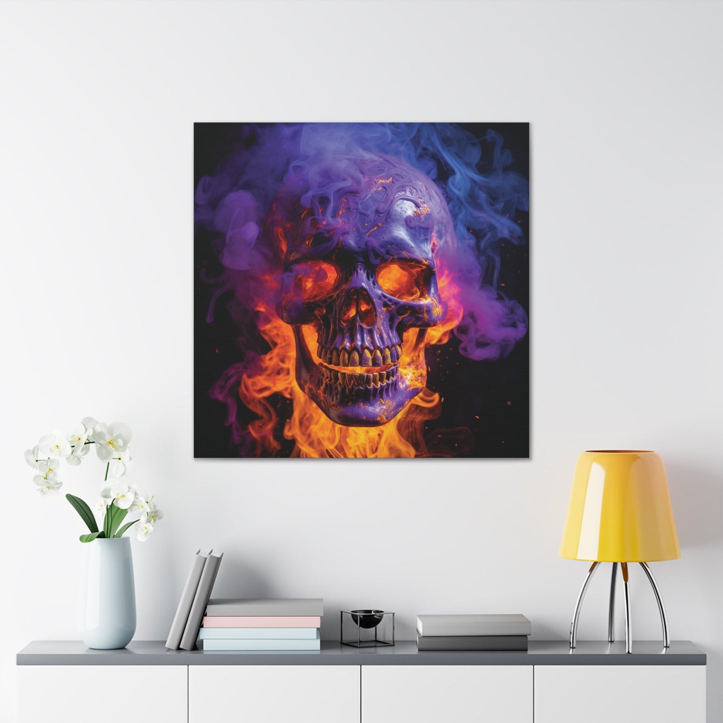 Canvas Gallery Wraps Macro Skull 1