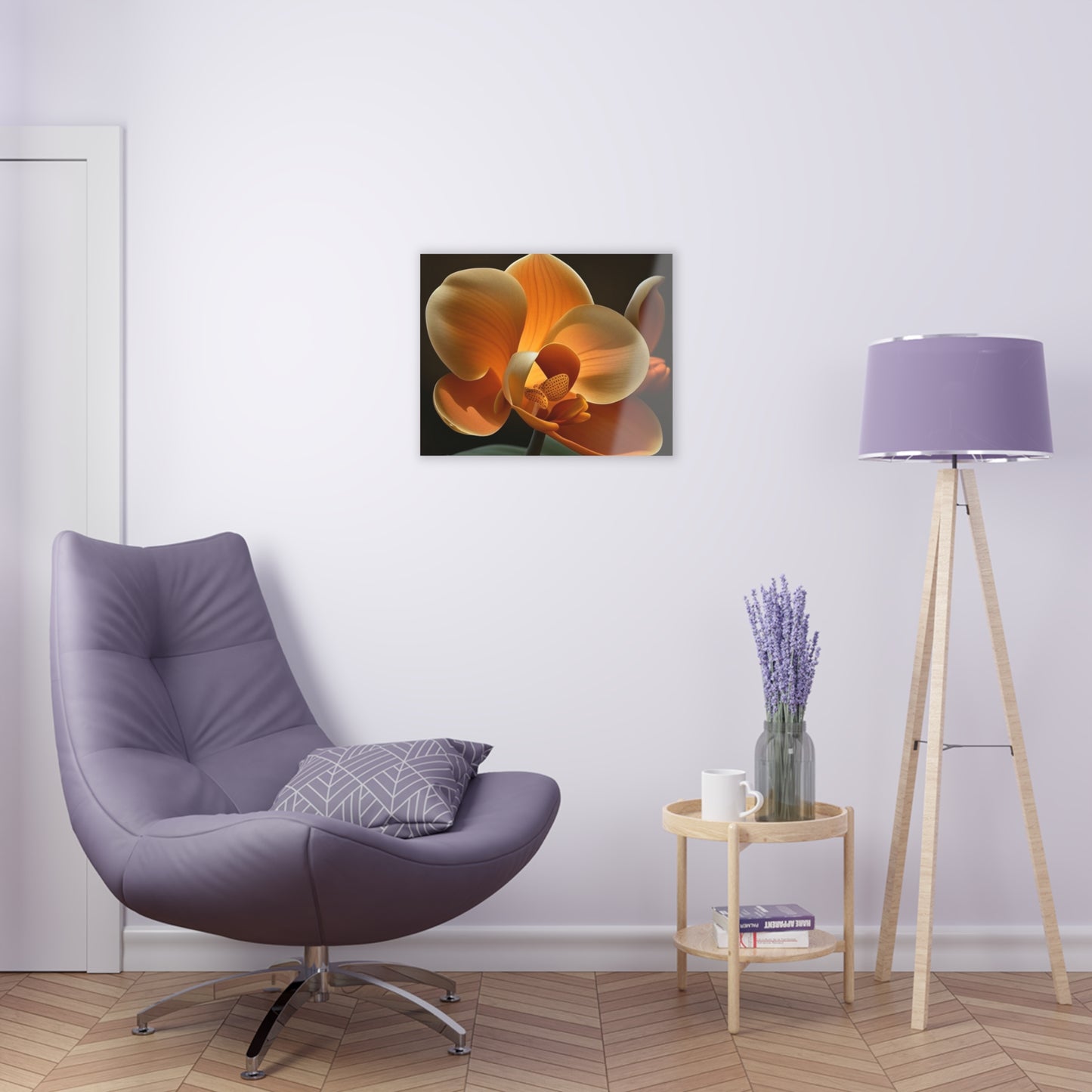 Acrylic Prints Orange Orchid 4