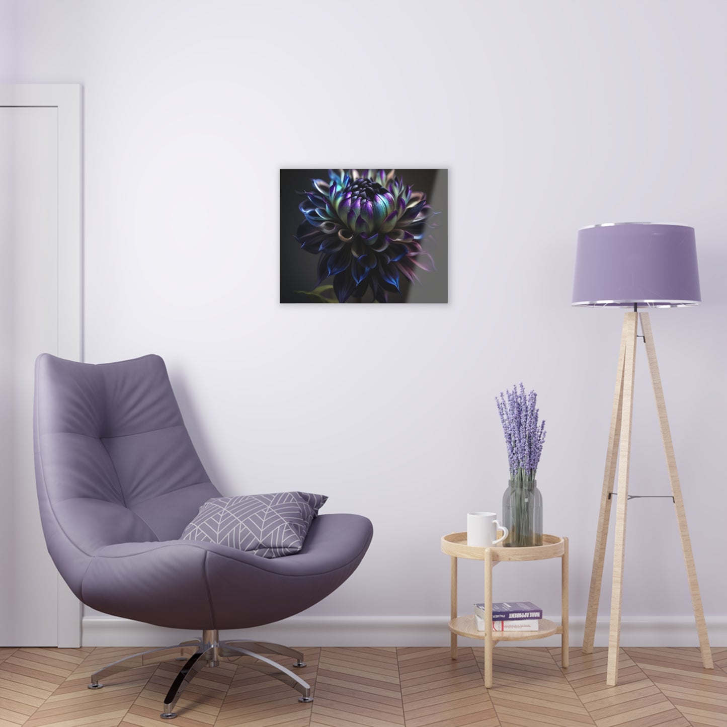 Acrylic Prints Dahlia Purple 4