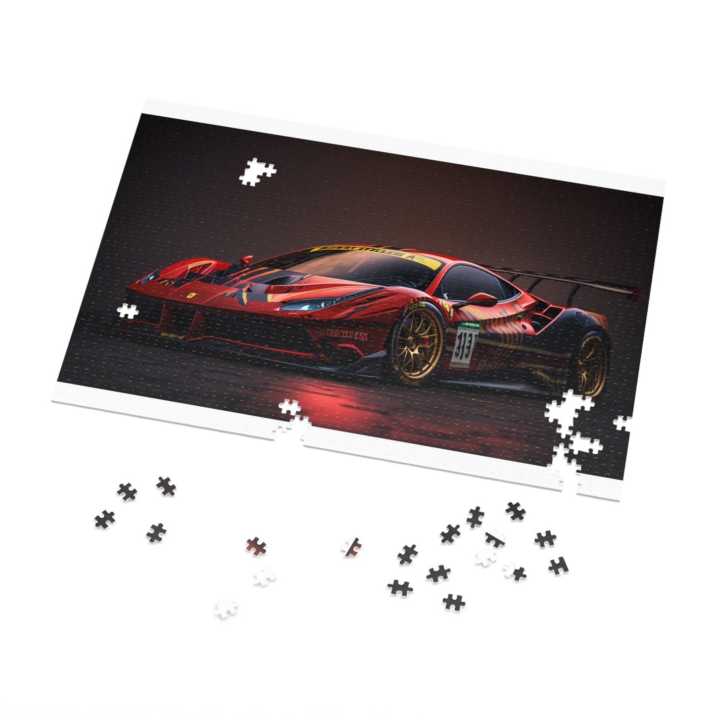 Jigsaw Puzzle (30, 110, 252, 500,1000-Piece) Ferrari Red 1
