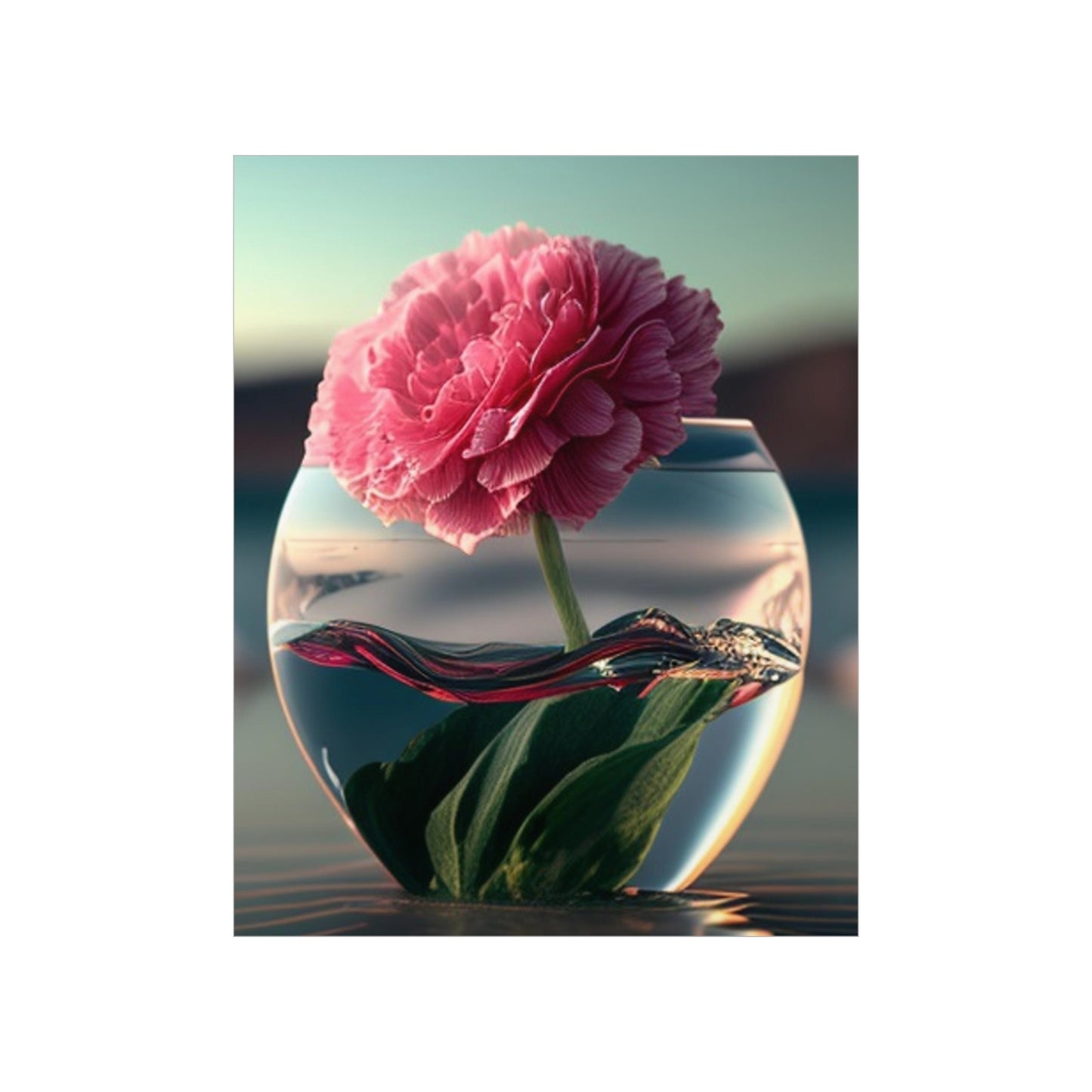 Premium Matte Vertical Posters Carnation 2